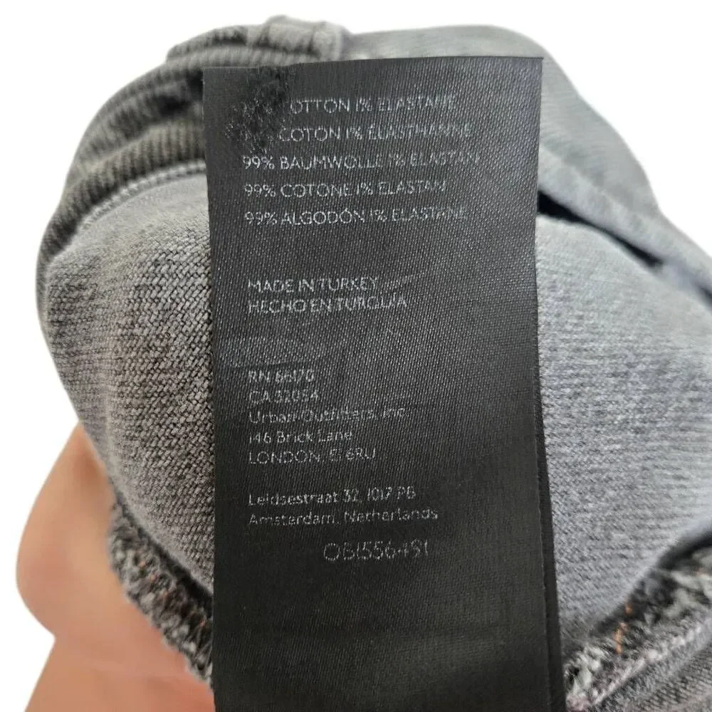 Free People Stillwater Low Rise Slim Flare Jeans Gray Size 30 - Picture 12 of 12